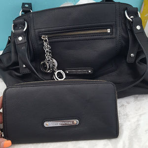 Juicy Couture Leather Handbag with Matching Wallet
